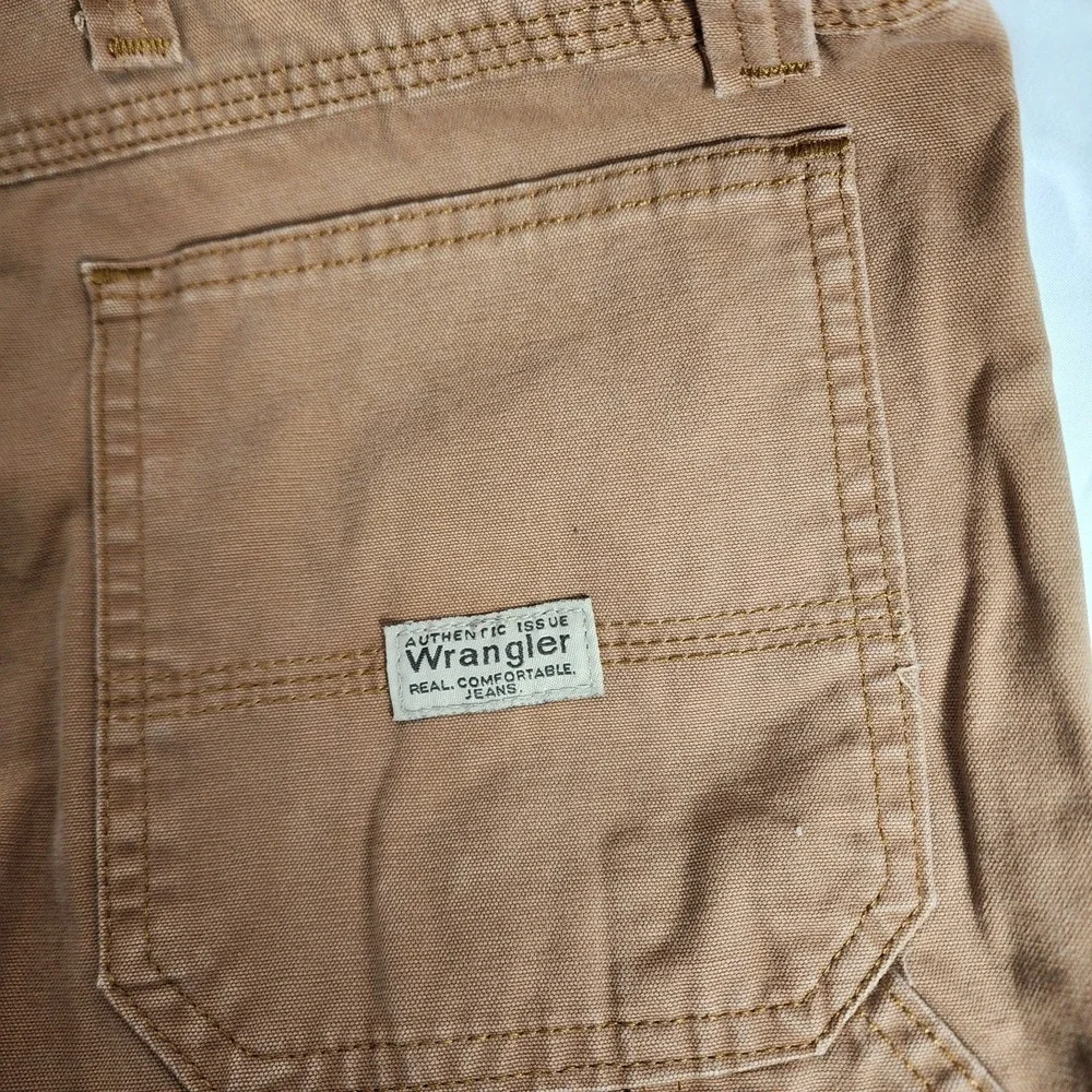 Wrangler Mens‎ Carpenter Shorts Brown Size 42 100% Cotton